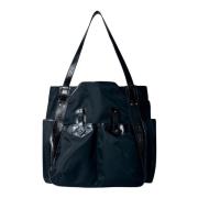 KIKO KOSTADINOV Läder Trim Tote Väska Black, Herr