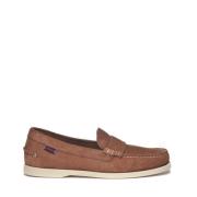 Sebago Brun Mocka Loafer Sko Brown, Herr