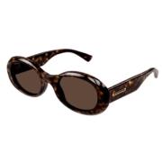 Gucci Stiliga solglasögon för vardagsbruk Brown, Unisex