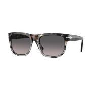 Persol Tidlös Stil Solglasögon Samling Black, Unisex