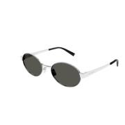 Saint Laurent Eleganta solglasögon för stilförbättring Gray, Unisex