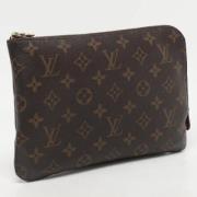 Louis Vuitton Vintage Pre-owned Canvas kuvertvskor Brown, Dam