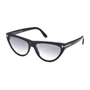 Tom Ford Klassiska Svarta Solglasögon Black, Unisex