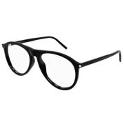 Saint Laurent Snygga solglasögon för modeentusiaster Black, Unisex