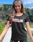 Nike – Berlin City – Svart t-shirt med tryck-Svart/a