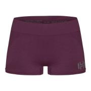 Hellner Women's Jertta Seamless Boxers Grape Wine