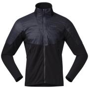 Bergans Men's Senja Midlayer Jacket  Black/Solid Charcoal