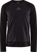 Men's Adv Trail Wool Wind Long Sleeve Tee Black-Melange