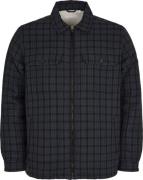 Men's Teddy Lining Checked Overshirt Trekking Green