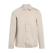 Pine Poplin Overshirt - Gots/Vegan Light Feather Gray