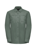 Jack Wolfskin Barrier Ls Shirt W Hedge Green