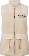 Knowledge Cotton Apparel Women's Teddy Colorblock Vest  Buttercream
