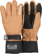 Didriksons Kids' Lovas Five Finger Gloves 2 Almond Brown