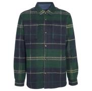 Barbour Men's Chapter Overshirt Green Loch Tartan