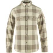 Fjällräven Women's Övik Heavy Flannel Shirt Fog-Chalk White