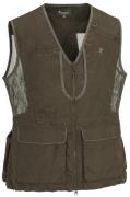 Pinewood Women's Dog Sports 2.0 Vest Suede Brown/Dark Olive