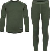 Urberg Juniors' Selje Merino-Bamboo Set Kombu Green