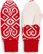 Dale of Norway Falun Merino Wool Mittens Raspberry Offwhite