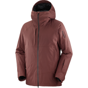 Salomon Men's Transfer Puff Jacket Rum Raisin