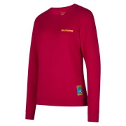 La Sportiva Women's Climbing On The Moon Sweatshirt Fucsia/Giallo