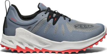 Keen Men's Zionic Waterproof Hiking Shoe Steel Grey/Poppy Red