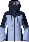 Bergans Women's Tind 3Layer Shell Jacket Blueberry Milk/Navy Blue