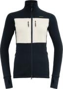 Devold Women's Egga Grid Merino Jacket Ink/offwhite