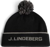 J.Lindeberg Stripe Beanie Black