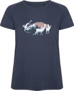 Urberg Women's Printed Tree Tee Blue Nights