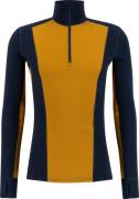 Ulvang Men's Peak Map Half Zip Baselayer Navy Blue/Cathay Spice