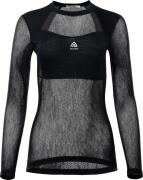 Aclima Women's WoolNet Light Crewneck Jet Black