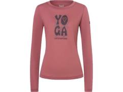 super.natural Women's Heart Of Yoga Longsleeve Roan Rouge/various