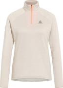 Odlo Women's Midlayer 1/2 Zip Run Easy Warm Silver Cloud Melange