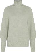 Icebreaker Women's Seevista Funnel Neck Sweater Ashen/moss