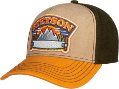 Stetson Hacksaw Trucker Cap Yellow/Orange/Beige/Green