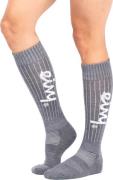 Eivy Women's Rib Wool Socks Grey Melange