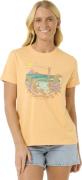 Rip Curl Women's Gliding Standard Tee Pastel Orange