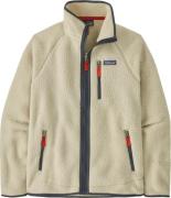 Patagonia Men's Retro Pile Fleece Jacket Pelican W/Smolder Blue