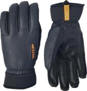 Hestra Army Leather Wool Terry 5-Finger Grey