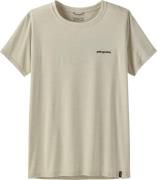 Patagonia Women's Capilene Cool Daily Shirt Boardshort Logo Dyno White
