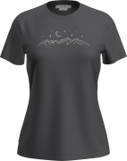 Icebreaker Women Merino 150 Tech Lite Ss Tee Sparkling Stars Obsidian