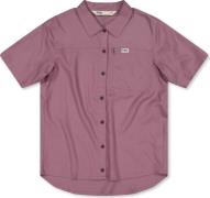 Mons Royale Women's At Merino Short Sleeve Shirt Sierra Pink