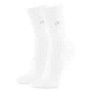 Calvin Klein Strumpor 2P Annika Flat Knit Sock Vit Strl 37/41 Dam