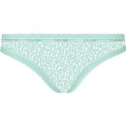 Calvin Klein Trosor Bottoms Up Refresh Thong Aqua polyamid Small Dam