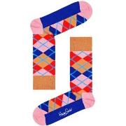 Happy socks Strumpor Argyle Crew Sock Brun bomull Strl 36/40