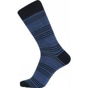 JBS Strumpor Patterned Cotton Socks Marin Randig Strl 40/47 Herr