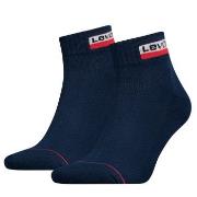 Levis Strumpor 2P Sport Mid Cut Sock Mörkblå Strl 39/42