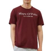 Marc O Polo Organic Cotton Basic SS Pyjama Röd ekologisk bomull X-Larg...