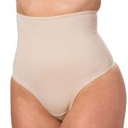 Trofe Shaping High Waist Thong Trosor Beige Small Dam