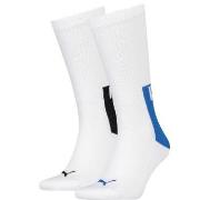 Puma Strumpor 2P Men Logo Block Crew Sock Vit Strl 39/42 Herr